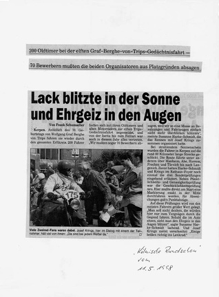 1998 Zeitungsbericht Seite1 Kölnische Rundschau